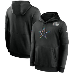 NFL Dallas Cowboys 2020 Crucial Catch Logo Black Hoodie NFL Dallas Cowboys 2020 Crucial Catch Logo Black Hoodie
