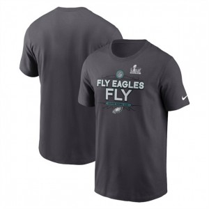 NFL Eagles Anthracite Super Bowl LIX Local T-Shirt NFL Eagles Anthracite Super Bowl LIX Local T-Shirt