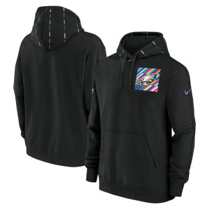 NFL Eagles Black 2023 Crucial Catch Club Pullover Hoodie NFL Eagles Black 2023 Crucial Catch Club Pullover Hoodie