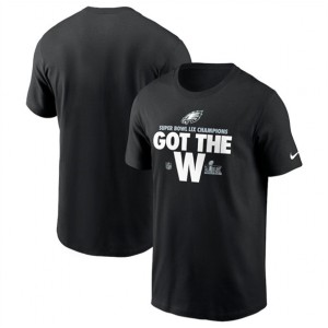 NFL Eagles Black Super Bowl LIX Champions Parade T-Shirt NFL Eagles Black Super Bowl LIX Champions Parade T-Shirt