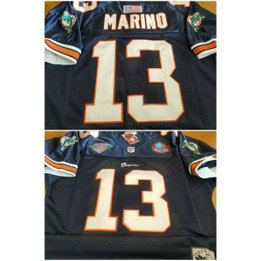 NFL Miami Dolphins 13 Dan Marino Throwback Men Jersey
