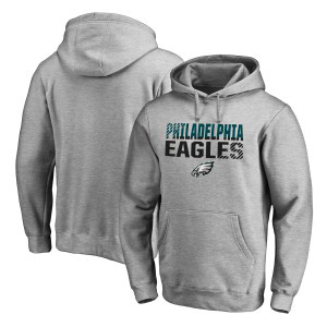 NFL Philadelphia Eagles Pro Line Ash Fade Out Pullover Men Hoodie