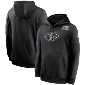 NFL San Francisco 49ers 2020 Crucial Catch Logo Black Hoodie