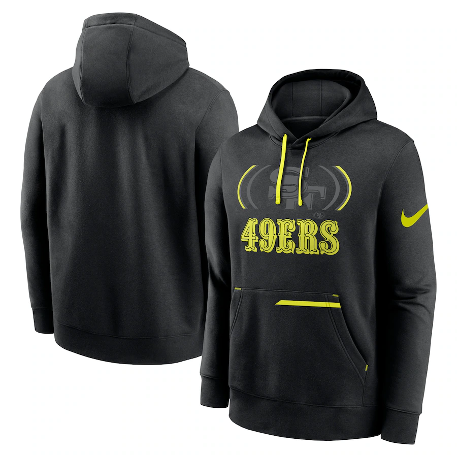 NFL San Francisco 49ers black Hoodie 2