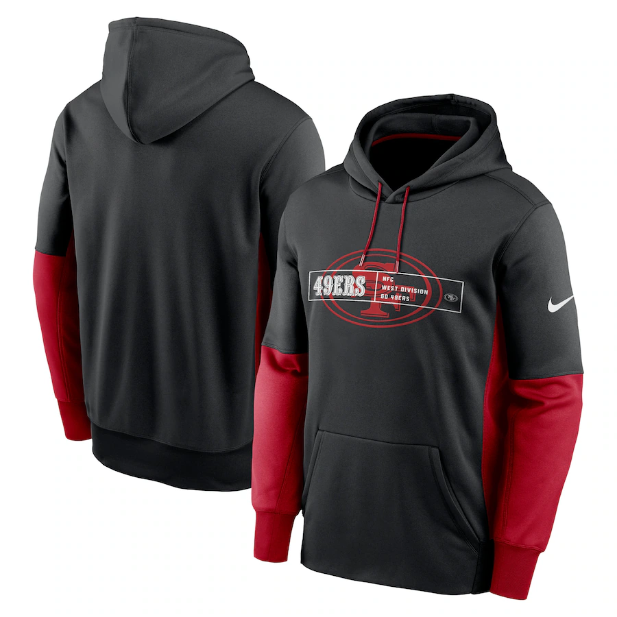 NFL San Francisco 49ers black Red Hoodie