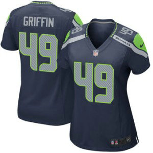 NFL Seattle Seahawks 49 Shaquem Griffin Nike Navy 2018 NFL Draft Women Jersey