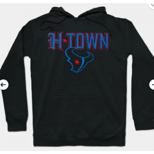 NFL Texans H Town Black Hoodie