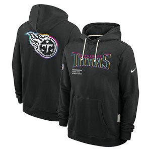 NFL Titans Black 2025 Crucial Catch Dri-FIT Hoodie