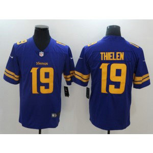NFL Vikings 19 Adam Thielen Purple Color Rush Nike Limited Men Jersey NFL Vikings 19 Adam Thielen Purple Color Rush Nike Limited Men Jersey