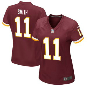 NFL Washington Redskins 11 Alex Smith Nike Burgundy Women Jersey