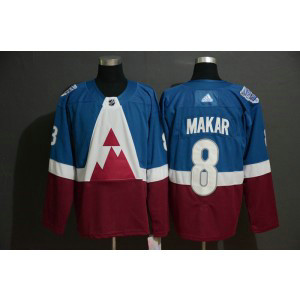 NHL Avalanche 8 Cale Makar Blue Red 2020 Stadium Series Adidas Men Jersey