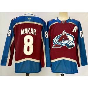 NHL Avalanche 8 Cale Makar Burgundy 2024 New Fanatics Men Jersey