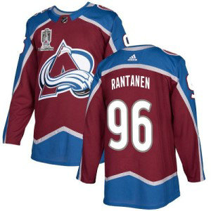 NHL Avalanche 96 Mikko Rantanen 2022 Stanley Cup Champions Patch Adidas Men Jersey