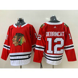 NHL Blackhawks 12 Alex DeBrincat Red Adidas Men Jersey