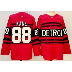 NHL Blackhawks 88 Patrick Kane Red 2024 New Adidas Men Jersey