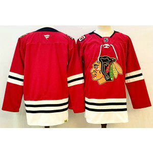 NHL Blackhawks Blank Red New Men Jersey