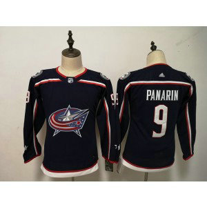 NHL Blue Jackets 9 Artemi Panarin Navy Adidas Women Jersey