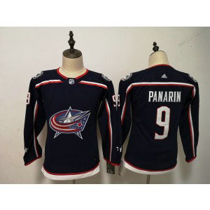 NHL Blue Jackets 9 Artemi Panarin Navy Adidas Youth Jersey