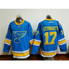 NHL Blues 17 Jaden Schwartz 2017 Winter Classic Blue Reebok Men Jersey