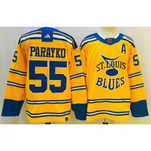 NHL Blues 55 Colton Parayko Yellow 2022-23 Retro Adidas Men Jersey NHL Blues 55 Colton Parayko Yellow 2022-23 Retro Adidas Men Jersey