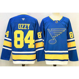 NHL Blues 84 Ozzy Blue New Men Jersey