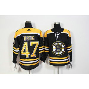 NHL Bruins 47 Torey Krug Black Adidas Men Jersey