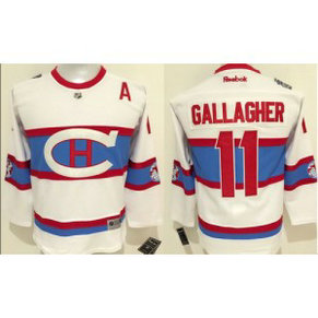 NHL Canadiens 11 Brendan Gallagher White 2016 Winter Classic Youth Jersey NHL Canadiens 11 Brendan Gallagher White 2016 Winter Classic Youth Jersey