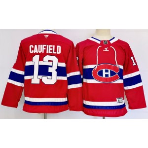 NHL Canadiens 13 Caufield Red Adidas Youth Jersey NHL Canadiens 13 Caufield Red Adidas Youth Jersey