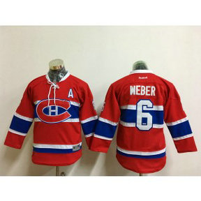 NHL Canadiens 6 Shea Weber Red Reebok Youth Jersey NHL Canadiens 6 Shea Weber Red Reebok Youth Jersey