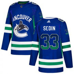 NHL Canucks 33 Henrik Sedin Blue Drift Fashion Adidas Men Jersey NHL Canucks 33 Henrik Sedin Blue Drift Fashion Adidas Men Jersey