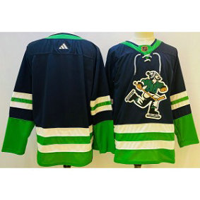 NHL Canucks Blank Navy 2022-23 Retro Adidad Men Jersey