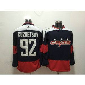NHL Capitals 92 Evgeny Kuznetsov Navy 2018 Stadium Series Adidas Men Jersey