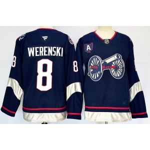 NHL Columbus Blue Jackets 8 Werenski Navy 2025 New Men Jersey