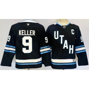 NHL Coyotes 9 KELLER Black 2024 New Fanatics Youth Jersey