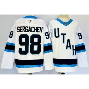 NHL Coyotes 98 Sergachev White 2024 New Fanatics Men Jersey