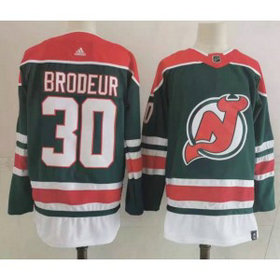 NHL Devils 30 Martin Brodeur 2021 New Adidas Men Jersey