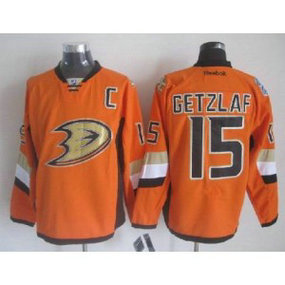 NHL Ducks 15 Ryan Getzlaf Orange With C Patch Reebok Men Jersey NHL Ducks 15 Ryan Getzlaf Orange With C Patch Reebok Men Jersey