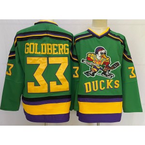 NHL Ducks 33 Goldberg Green Men Jersey