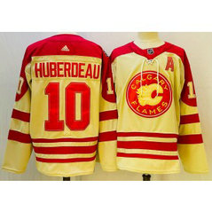 NHL Flames 10 Huberdeau Retro Adidad Men Jersey