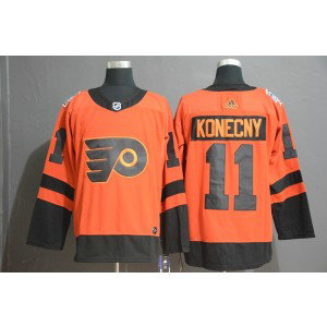 NHL Flyers 11 Travis Konecny 2019 Stadium Series Orange Adidas Men Jersey NHL Flyers 11 Travis Konecny 2019 Stadium Series Orange Adidas Men Jersey