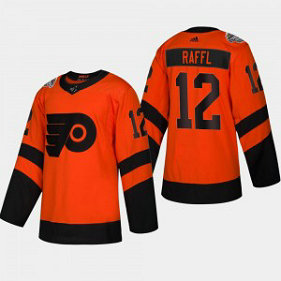 NHL Flyers 12 Michael Raffl 2019 Stadium Series Orange Adidas Men Jersey NHL Flyers 12 Michael Raffl 2019 Stadium Series Orange Adidas Men Jersey