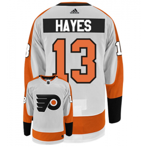 NHL Flyers 13 Kevin Hayes White Adidas Men Jersey