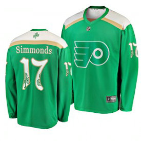 NHL Flyers 17 Wayne Simmonds Green 2019 St. Patrick's Day Adidas Men Jersey NHL Flyers 17 Wayne Simmonds Green 2019 St. Patrick's Day Adidas Men Jersey