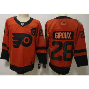 NHL Flyers 28 Claude Giroux 2019 Stadium Series Orange Adidas Men Jersey NHL Flyers 28 Claude Giroux 2019 Stadium Series Orange Adidas Men Jersey