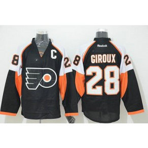 NHL Flyers 28 Claude Giroux Black Men Jersey