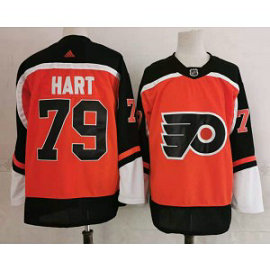 NHL Flyers 79 Carter Hart 2020 New Adidas Men Jersey