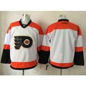 NHL Flyers Blank 50TH Anniversary White Reebok Men Jersey