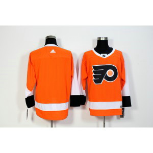 NHL Flyers Blank Orange Adidas Men Jersey