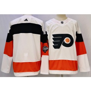 NHL Flyers Blank White 2024 Stadium Series Adidas Men Jersey