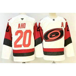 NHL Hurricanes 20 Sebastian Aho White New Men Jersey